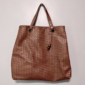 Sonoma Woven Faux Leather Large Tote
